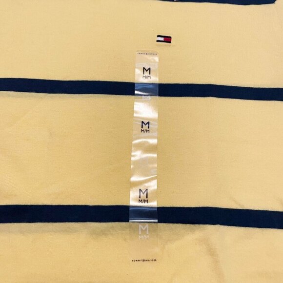 Tommy Hilfiger Shirt Ladies Medium Tshirt Yellow - Picture 2 of 16